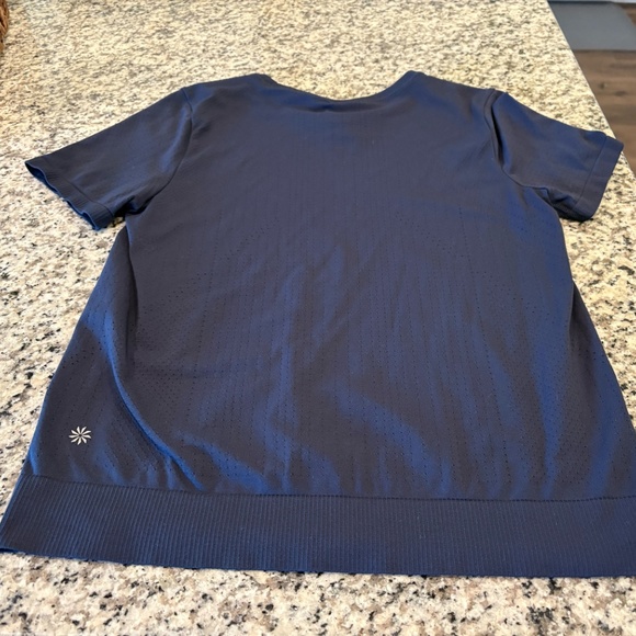 Athleta In Motion Seamless Tee Navy - Small - Picture 2 of 4
